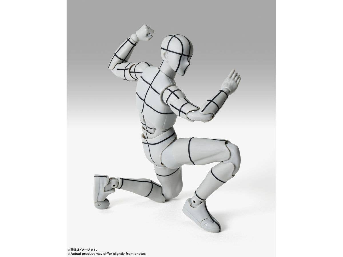 TAMASHII NATIONS BODY-KUN-Sports- Edition-WIRE FRAME- (Gray Color Ver.) "BODY-KUN/BODY-CHAN", TAMASHII NATIONS S.H.Figuarts | 4573102673077