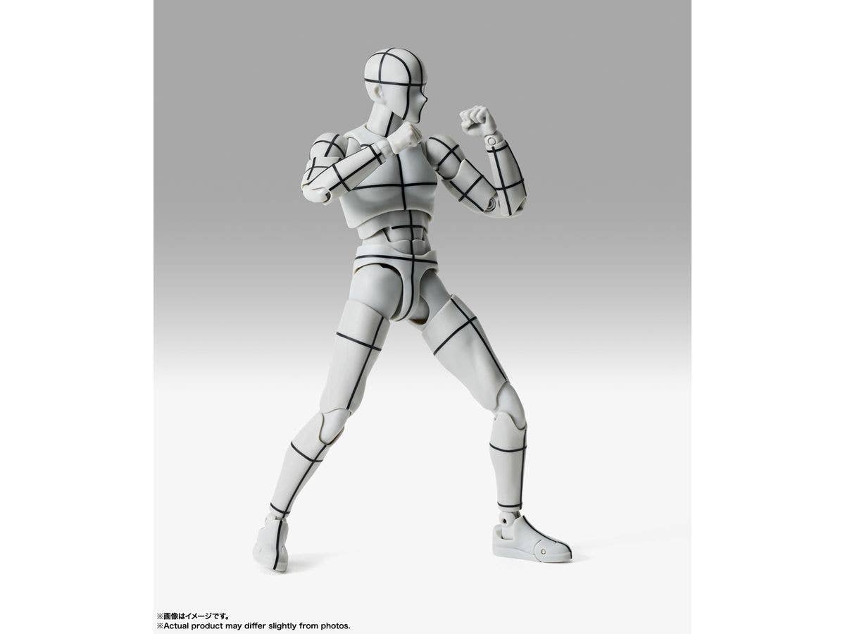 TAMASHII NATIONS BODY-KUN-Sports- Edition-WIRE FRAME- (Gray Color Ver.) "BODY-KUN/BODY-CHAN", TAMASHII NATIONS S.H.Figuarts | 4573102673077