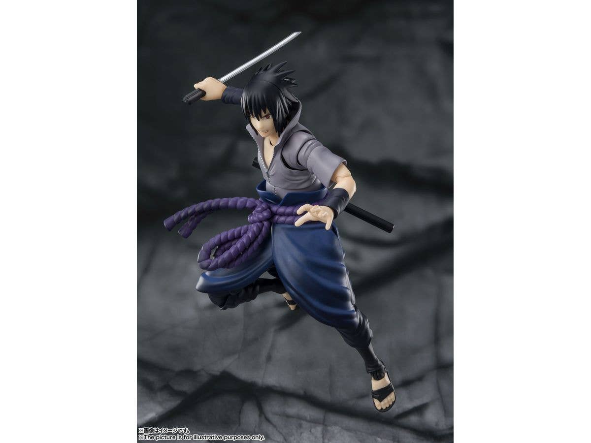 BANDAI Tamashii Sasuke Uchiha -He who bears all Hatred- "Naruto -Shippuden-", Bandai Spirits S.H.Figuarts | 4573102673312