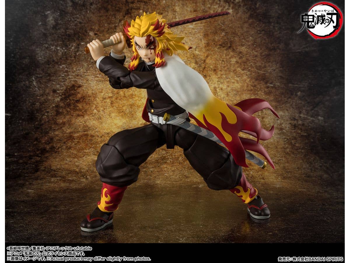 TAMASHII NATIONS Kyojuro Rengoku "DEMON SLAYER", TAMASHII NATIONS S.H.Figuarts | 4573102673596