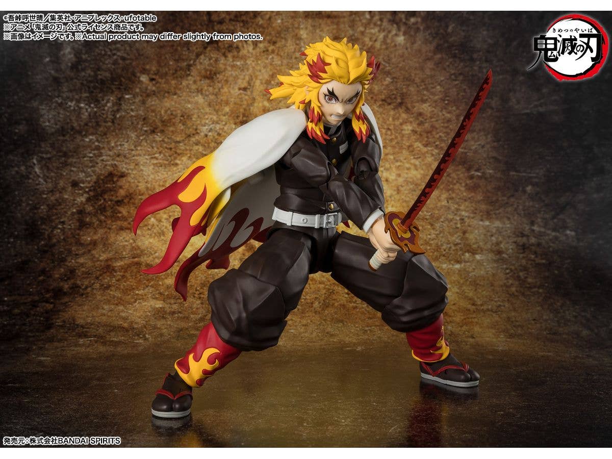 TAMASHII NATIONS Kyojuro Rengoku "DEMON SLAYER", TAMASHII NATIONS S.H.Figuarts | 4573102673596