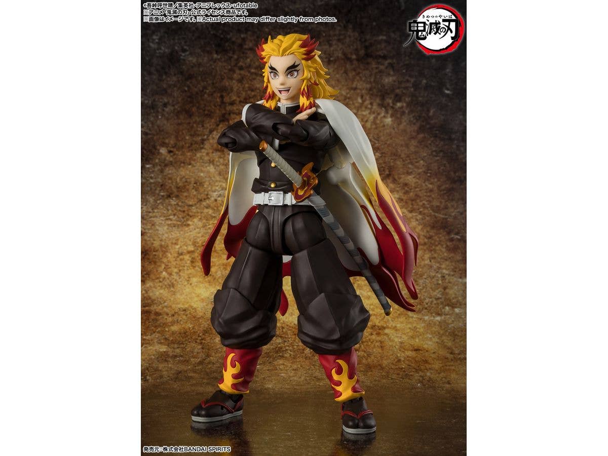 TAMASHII NATIONS Kyojuro Rengoku "DEMON SLAYER", TAMASHII NATIONS S.H.Figuarts | 4573102673596