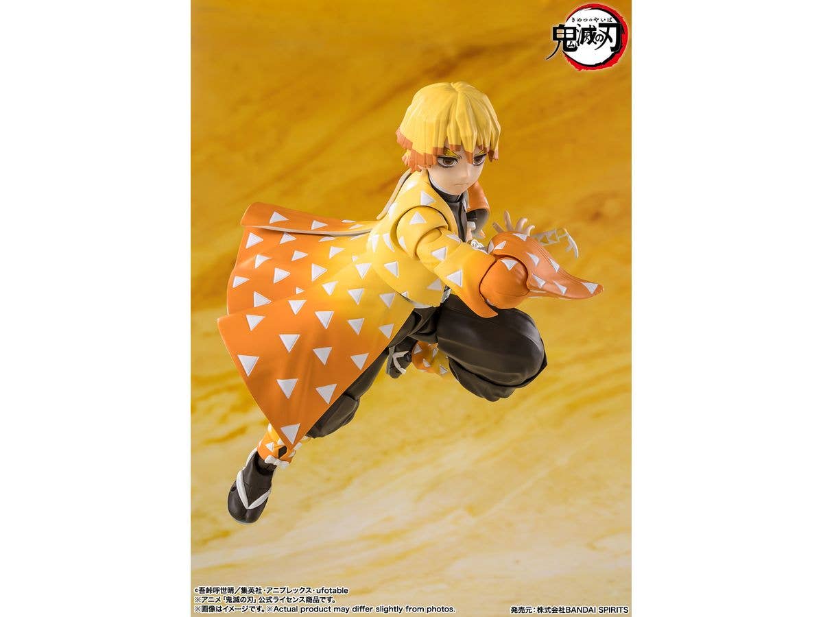 TAMASHII NATIONS Zenitsu Agatsuma "Demon Slayer: Kimetsu no Yaiba", TAMASHII NATIONS S.H.Figuarts | 4573102673619