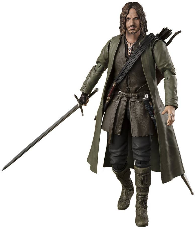 TAMASHII NATIONS Aragorn (The Lord of the Rings: The Fellowship of the Ring) "The Lord of the Rings", TAMASHII NATIONS S.H.Figuarts | 4573102675644