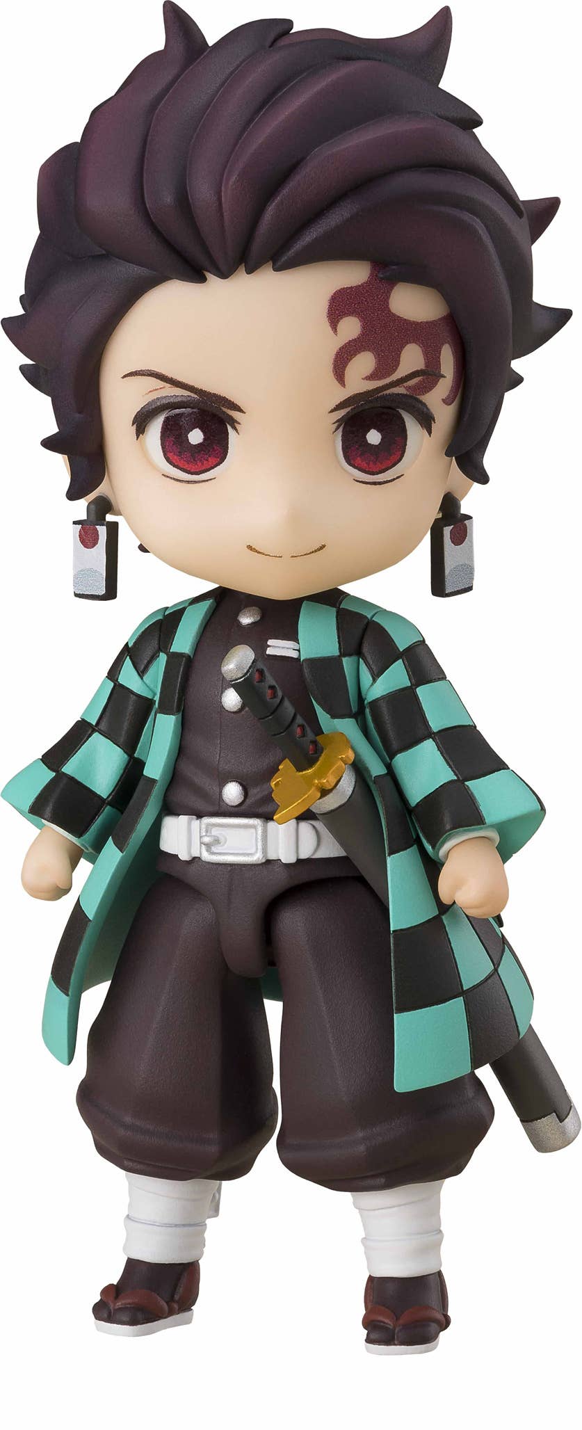 TAMASHII NATIONS TANJIRO KAMADO (NICHIRIN SWORD with RENGOKU'S HANDGUARD) "Demon Slayer: Kimetsu no Yaiba", TAMASHII NATIONS Figuarts mini | 4573102675972