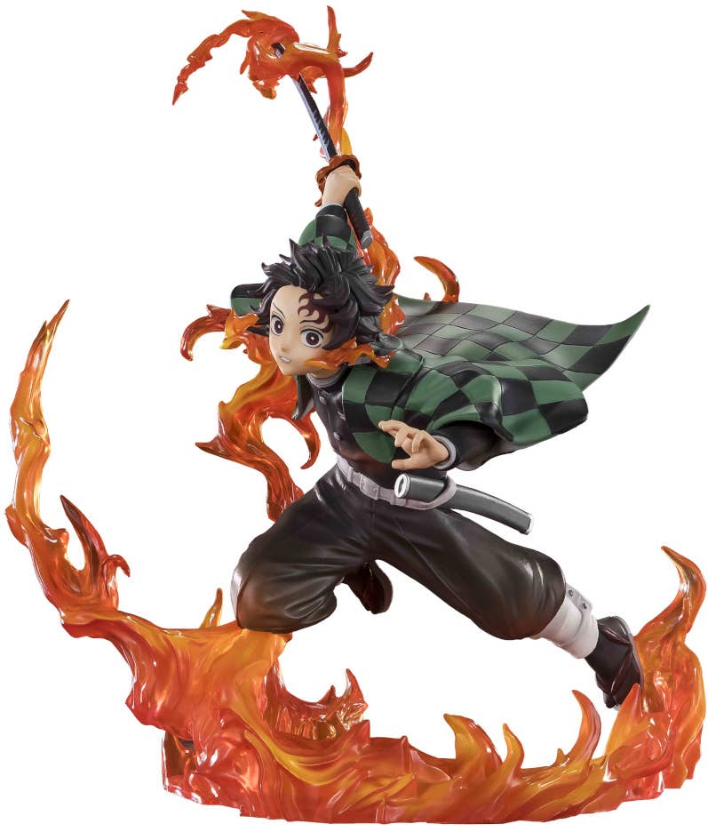 TAMASHII NATIONS TANJIRO KAMADO KYOJURO RENGOKU'S SWORD GUARD ver. "Demon Slayer: Kimetsu no Yaiba", TAMASHII NATIONS FiguartsZERO | 4573102676016
