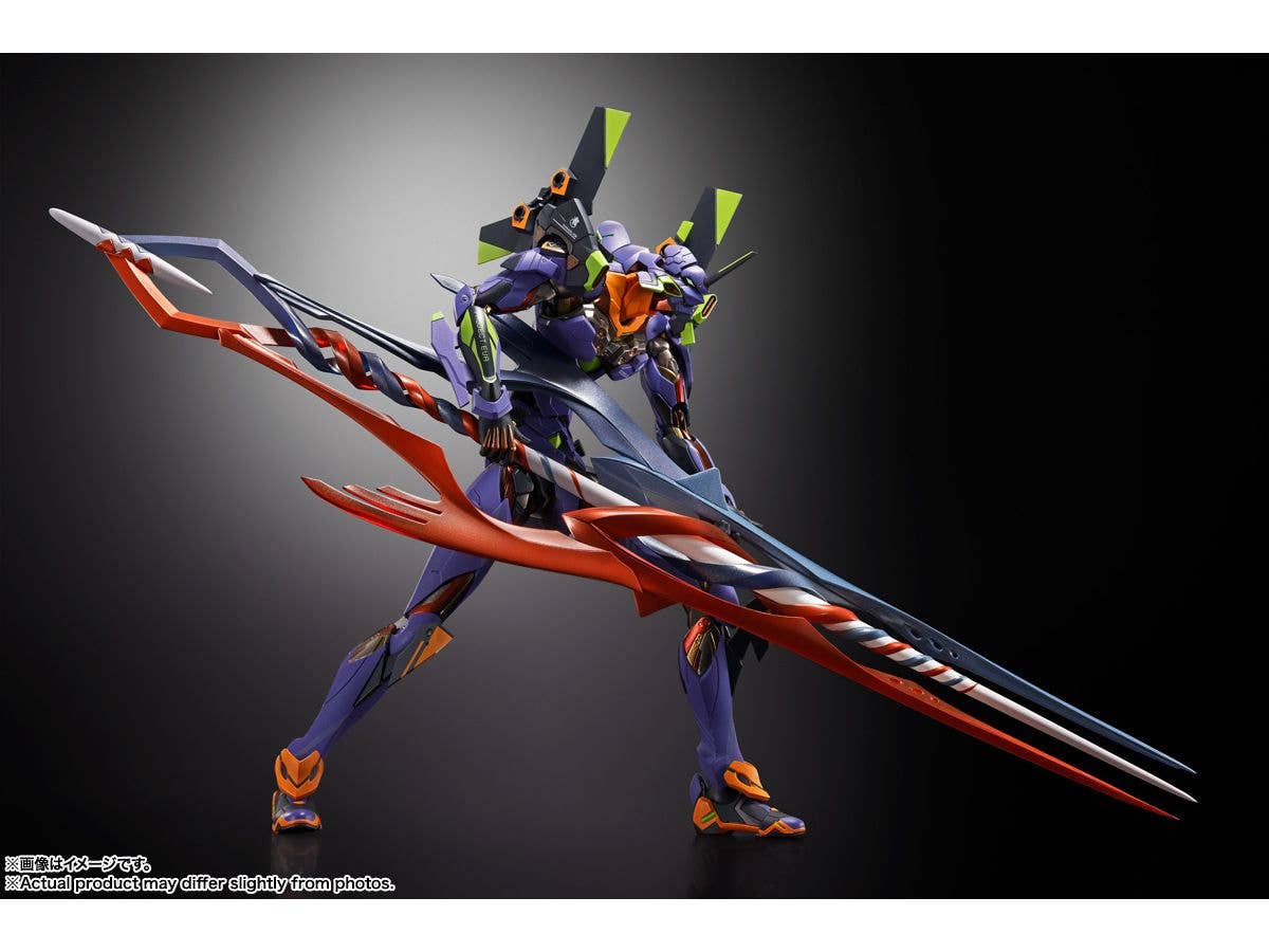 TAMASHII NATIONS EVANGELION TEST TYPE-01 30th with the spear of Gaius EVANGELION, TAMASHII NATIONS METAL BUILD | 4573102676337