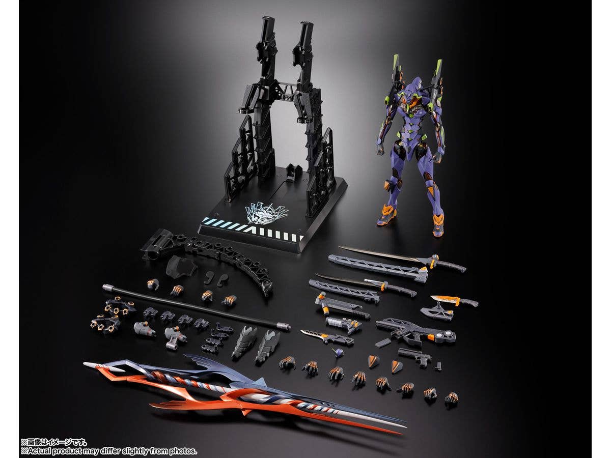 TAMASHII NATIONS EVANGELION TEST TYPE-01 30th with the spear of Gaius EVANGELION, TAMASHII NATIONS METAL BUILD | 4573102676337