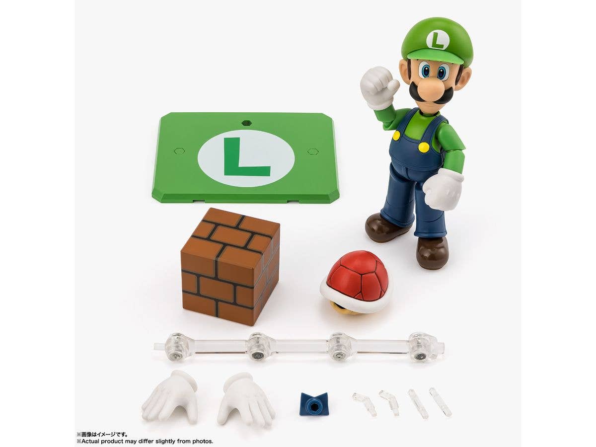 TAMASHII NATIONS Luigi (Super Mario) Super Mario, TAMASHII NATIONS S.H.Figuarts | 4573102693044