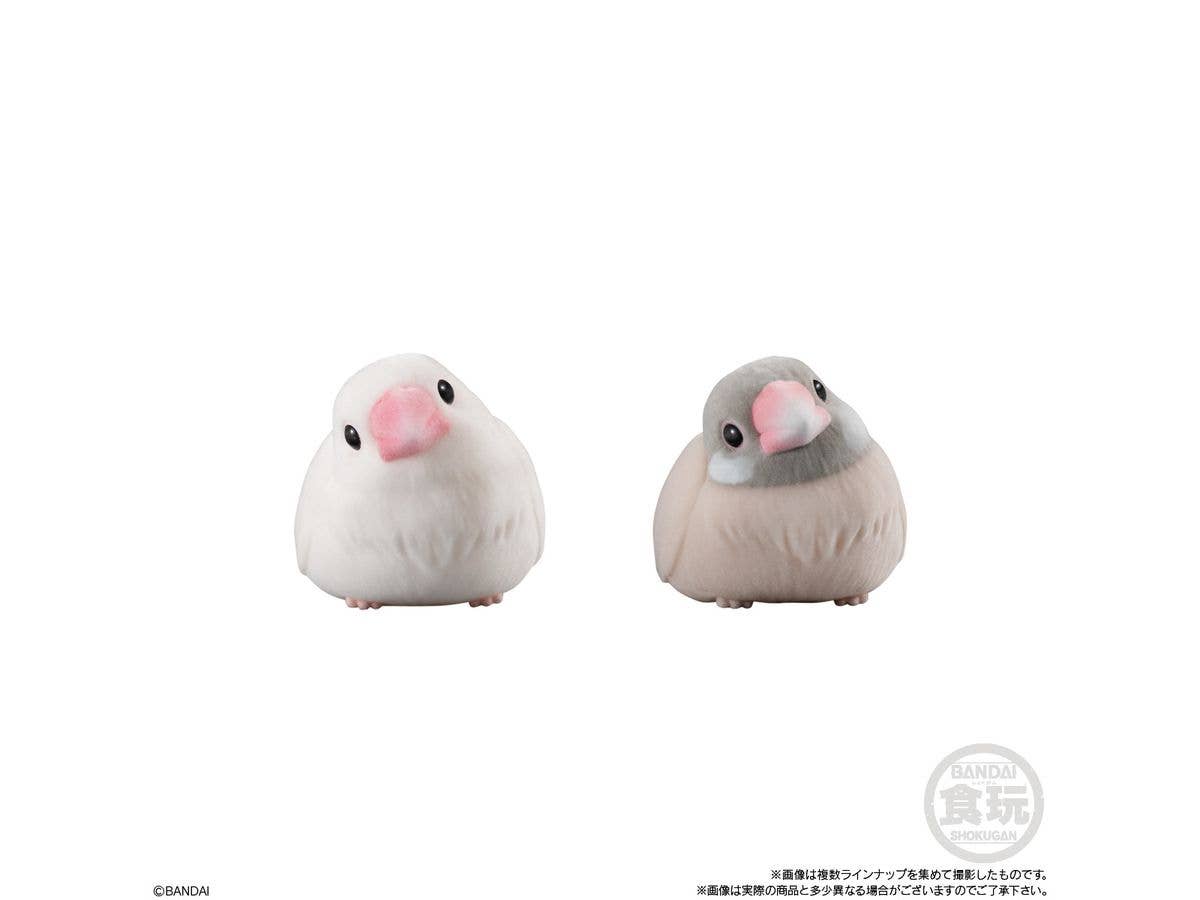 BANDAI Flocked Tenori Friends 1 - Birds (Box/12), Bandai Shokugan Tenori Friends | 4570117914065