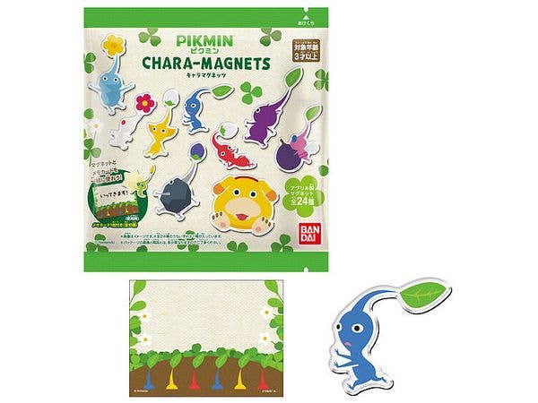 Bandai Shokugan Chara Magnet Pikmin (Blind Box of 14) | 4570117916236