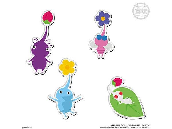 Bandai Shokugan Chara Magnet Pikmin (Blind Box of 14) | 4570117916236