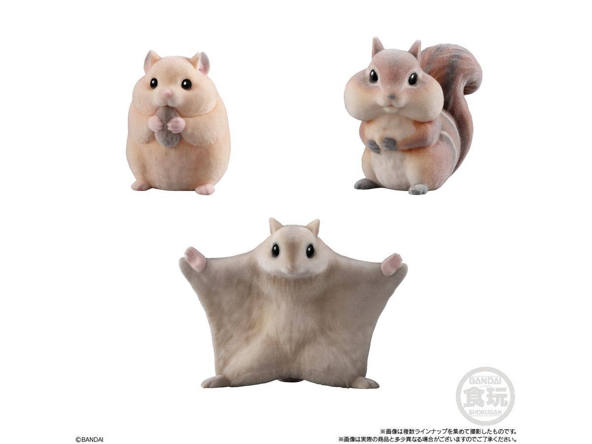 BANDAI (Reissue) Flocked Tenori Friends 2 (Box/12), Bandai Shokugan Tenori Friends | 4570117918032