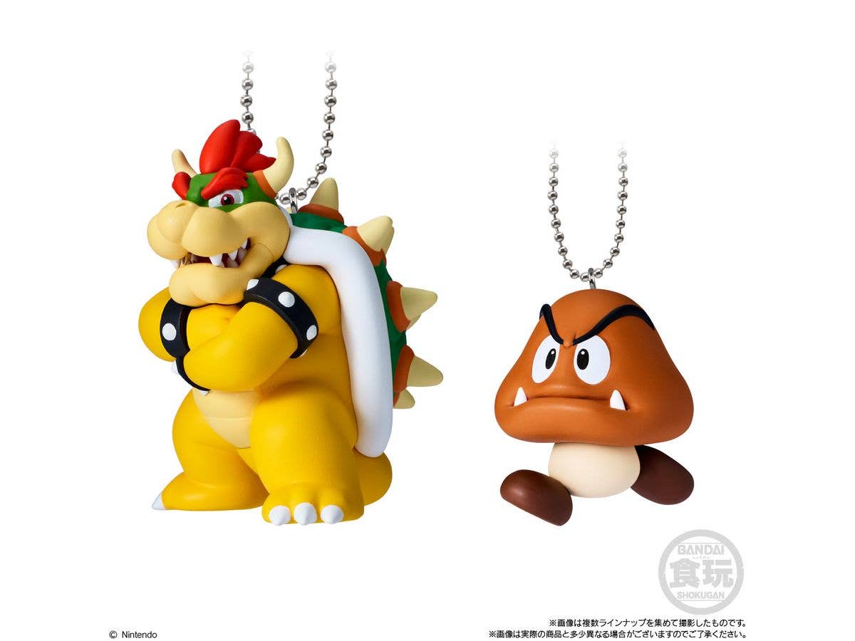 BANDAI Super Mario Bros. Mascot Charm Collection Vol. 2 Super Mario Bros. (Box/10), Bandai Shokugan | 4570117924583