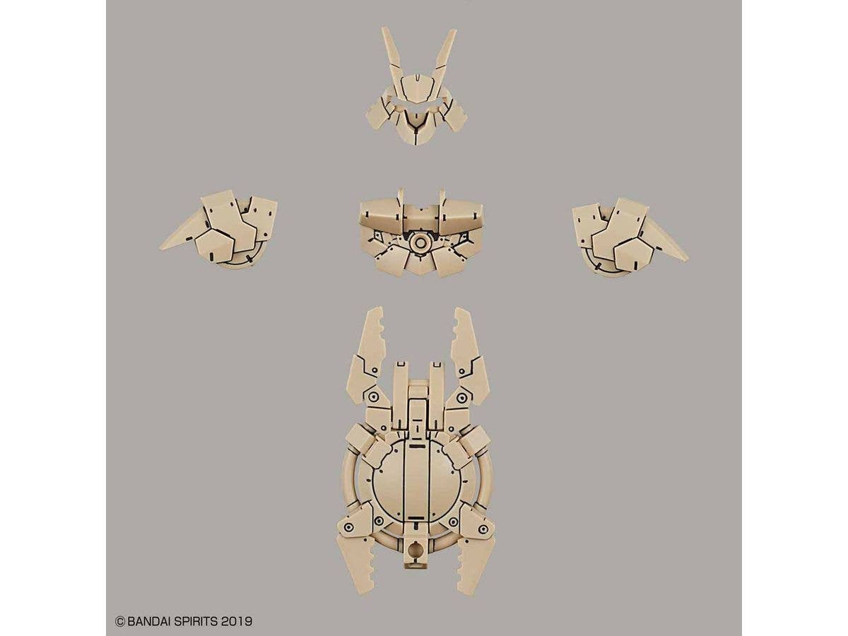 Bandai #06 Close Quarters Combat Option Armor for Porta nova Sand Yellow '30 Minute Mission', Bandai 30 MM Option Armor | 4573102578112