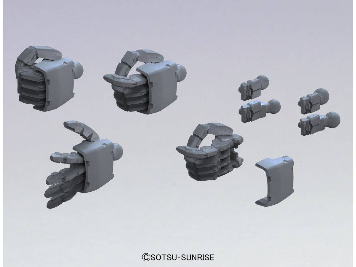 BUILDERS PARTS HD 1/144 MS HAND 02 (ZEON) DARK GRAY | 4573102628657