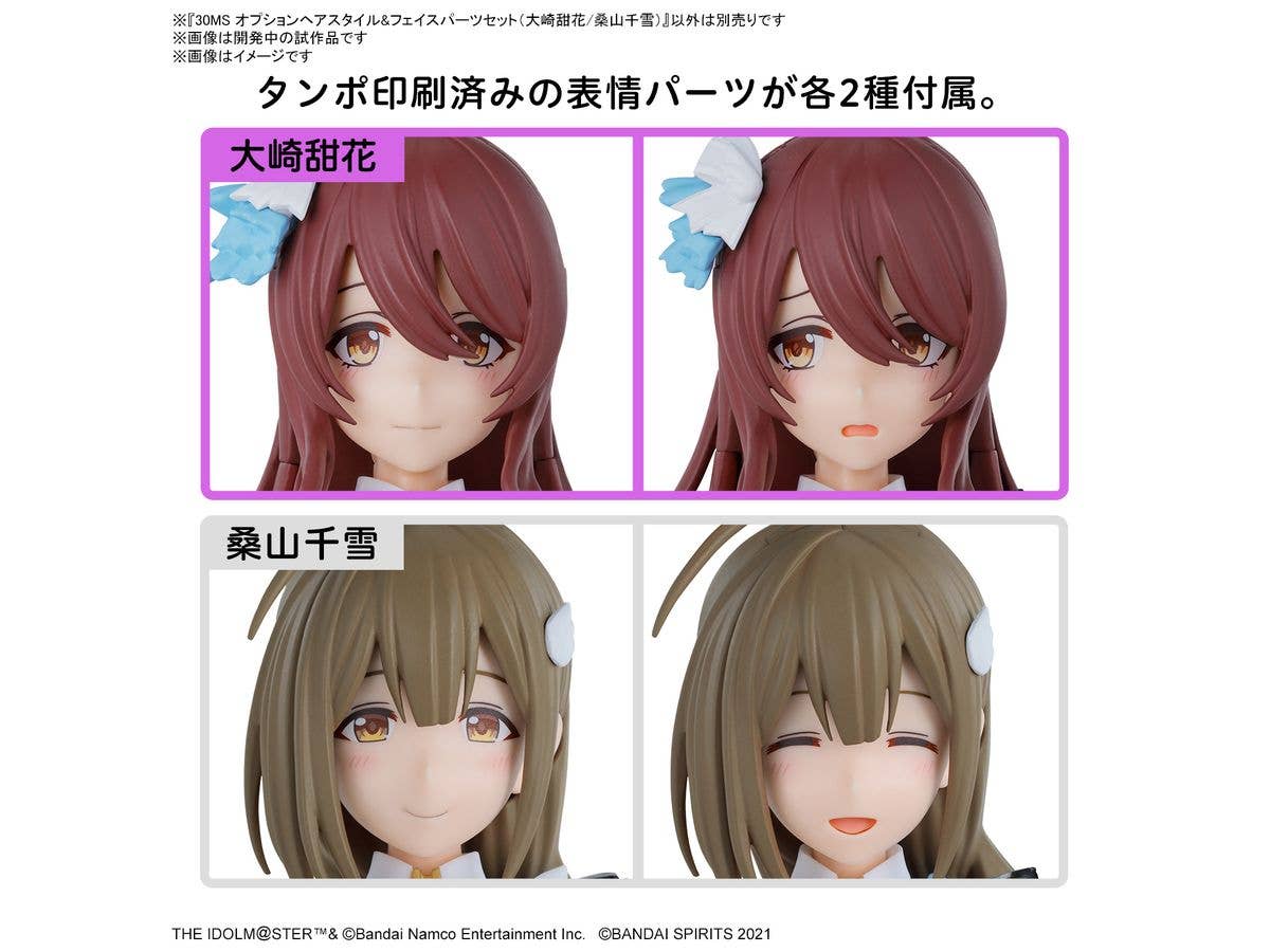 30MS OPTION HAIR STYLE & FACE PARTS SET (TENKA OSAKI/CHIYUKI KUWAYAMA) | 4573102663122
