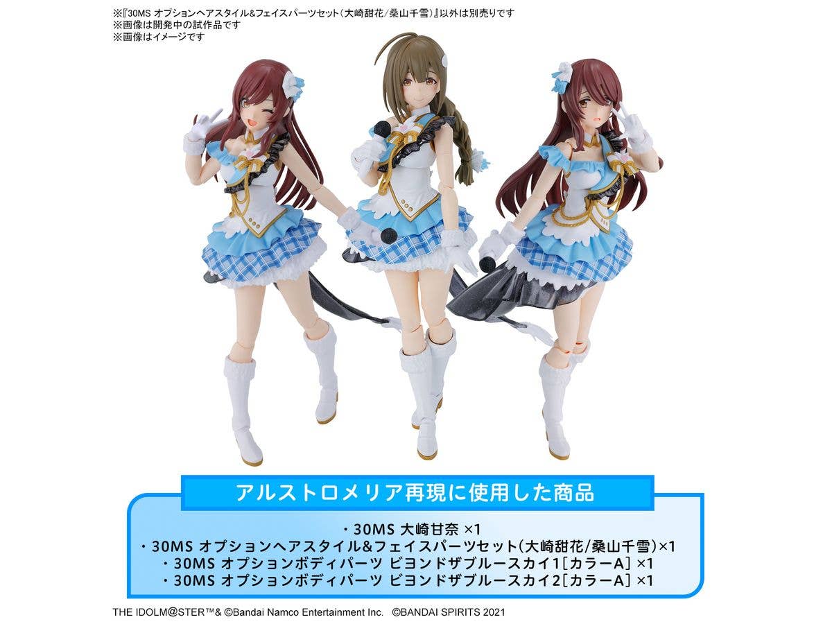 30MS OPTION HAIR STYLE & FACE PARTS SET (TENKA OSAKI/CHIYUKI KUWAYAMA) | 4573102663122