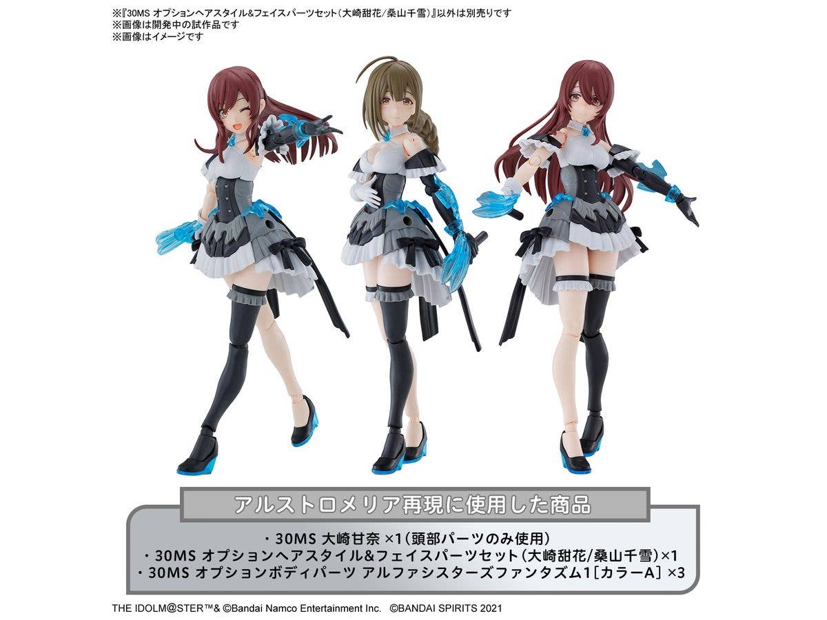 30MS OPTION HAIR STYLE & FACE PARTS SET (TENKA OSAKI/CHIYUKI KUWAYAMA) | 4573102663122