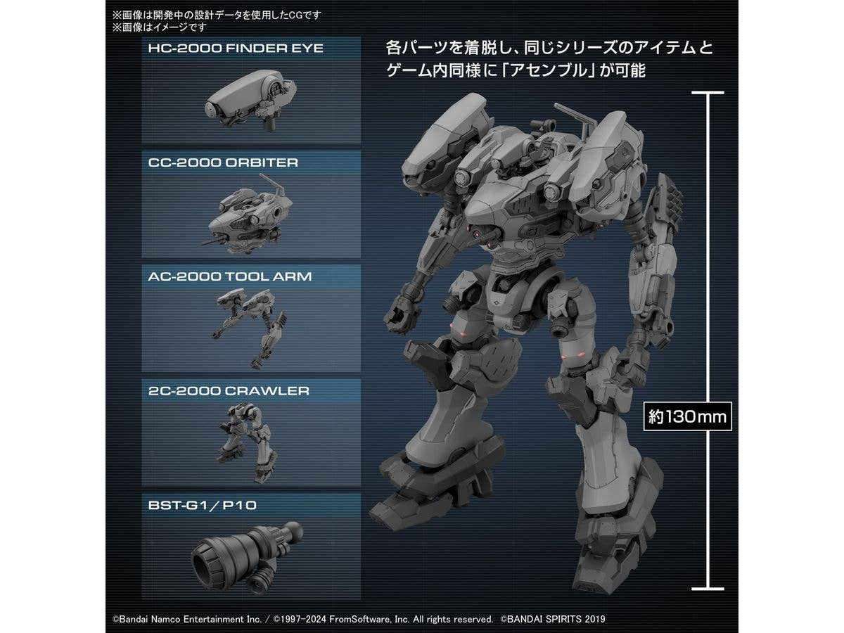 30MM ARMORED CORE Ⅵ FIRES OF RUBICON RaD CC-2000 ORBITER | 4573102674388