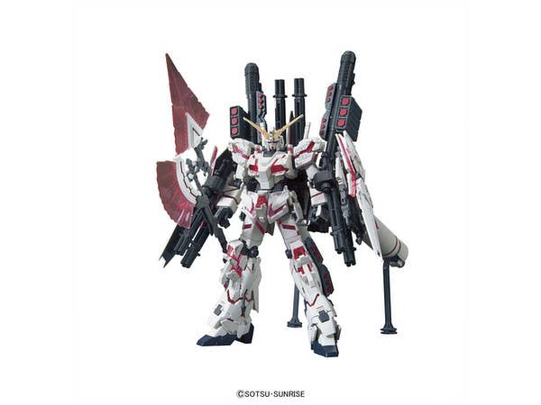 Bandai #199 Full Armor Unicorn Gundam ((Destroy Mode)/Red Color Ver.), 'Gundam UC', Bandai HGUC 1/144 | 4573102604033