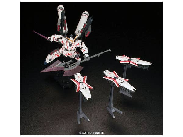 Bandai #199 Full Armor Unicorn Gundam ((Destroy Mode)/Red Color Ver.), 'Gundam UC', Bandai HGUC 1/144 | 4573102604033