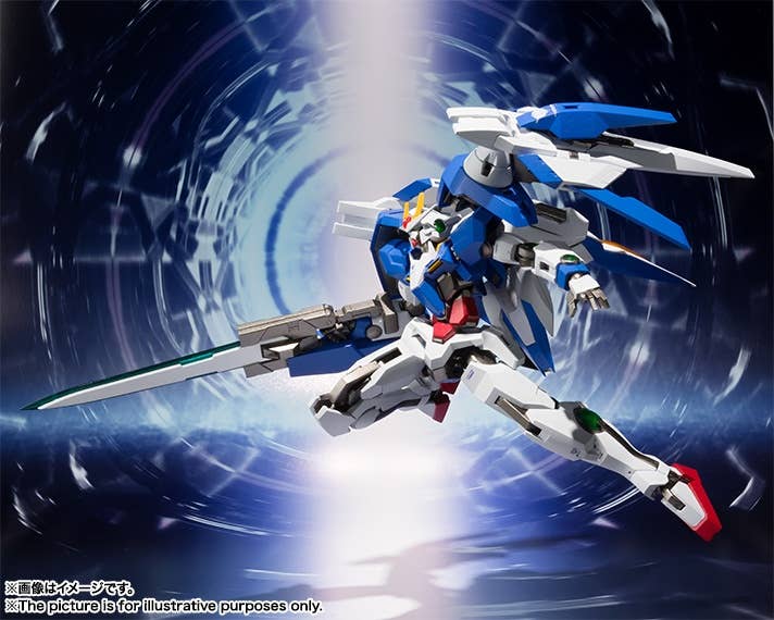 Mobile Suit Gundam 00 - GN-0000 00 Gundam - GN-0000+GNR-010 00 Raiser - GNR-010 0 Raiser - Metal Robot Spirits, Robot Spirits, Robot Spirits <Side MS> - 1/144(Bandai) | 4549660128755