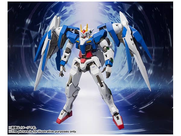 Mobile Suit Gundam 00 - GN-0000 00 Gundam - GN-0000+GNR-010 00 Raiser - GNR-010 0 Raiser - Metal Robot Spirits, Robot Spirits, Robot Spirits <Side MS> - 1/144(Bandai) | 4549660128755