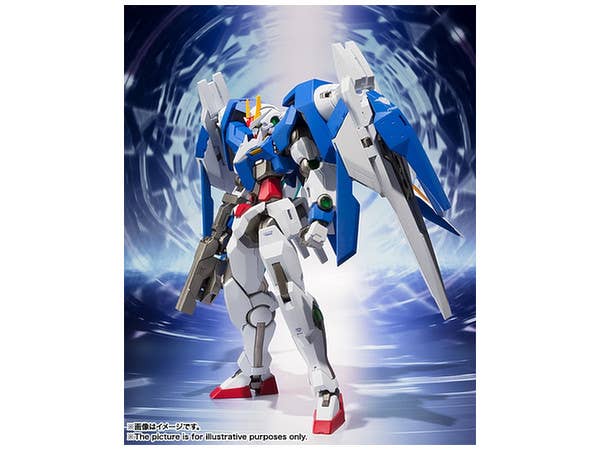 Mobile Suit Gundam 00 - GN-0000 00 Gundam - GN-0000+GNR-010 00 Raiser - GNR-010 0 Raiser - Metal Robot Spirits, Robot Spirits, Robot Spirits <Side MS> - 1/144(Bandai) | 4549660128755