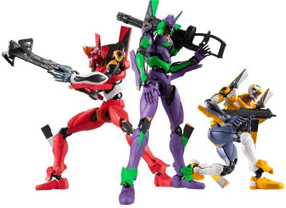Bandai Eva Frame 01, 'Neon Genesis Evangelion' (Box/4), Bandai Eva Frame (Each 4.3 Inch Tall approx) | 4549660504108