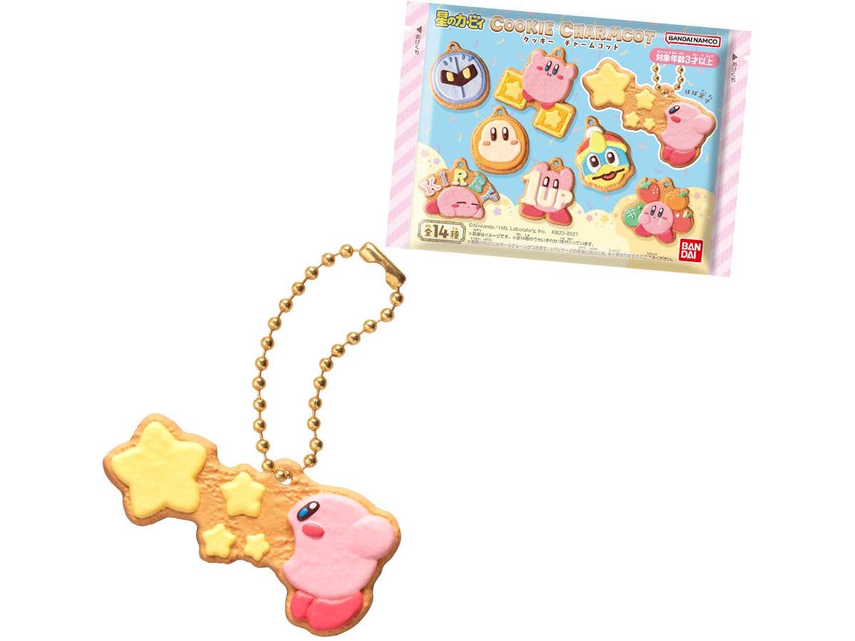 Bandai Shokugan Cookie Charmcot Kirby Cookie Charm "Kirby" (Bag/14), Blind Box | 4549660957614