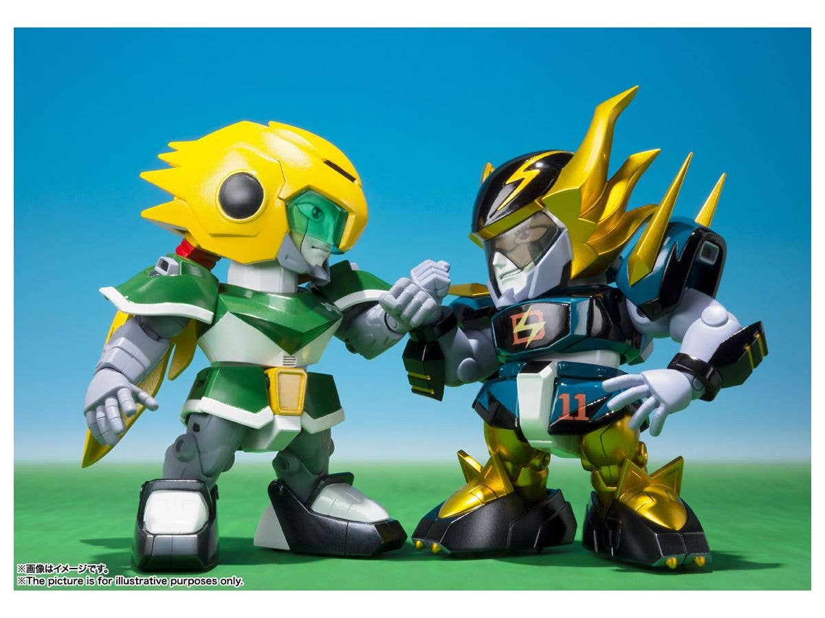 Bandai Tamashii Nations Soul of Chokogin Iron Leaguer Mach Windy & Gold Foot "Shippu Iron Leaguer" | 4573102567192