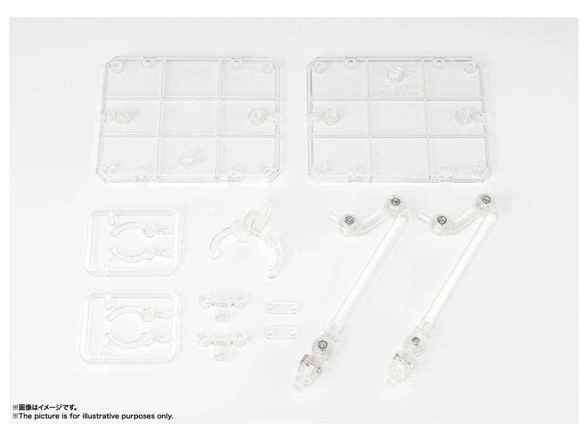 BANDAI Spirits Tamashii Stage Act. 4 for Humanoid, Stand Support (Clear), Bandai | 4573102567871