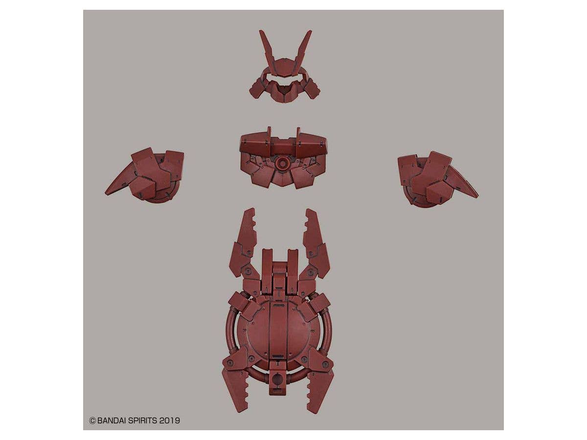 Bandai #05 Close Quarters Combat Option Armor for Porta nova Dark Red '30 Minute Mission', Bandai 30 MM Option Armor | 4573102577979