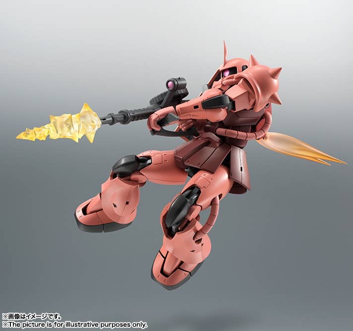 Bandai Spirits The Robot Spirits <Side MS> MS-06S Zaku II Char's Custom Model Ver. A.N.I.M.E. "Mobile Suit Gundam" | 4573102581419