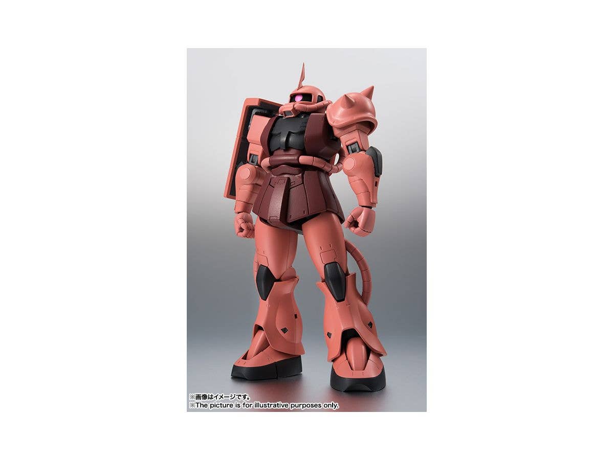 Bandai Spirits The Robot Spirits <Side MS> MS-06S Zaku II Char's Custom Model Ver. A.N.I.M.E. "Mobile Suit Gundam" | 4573102581419