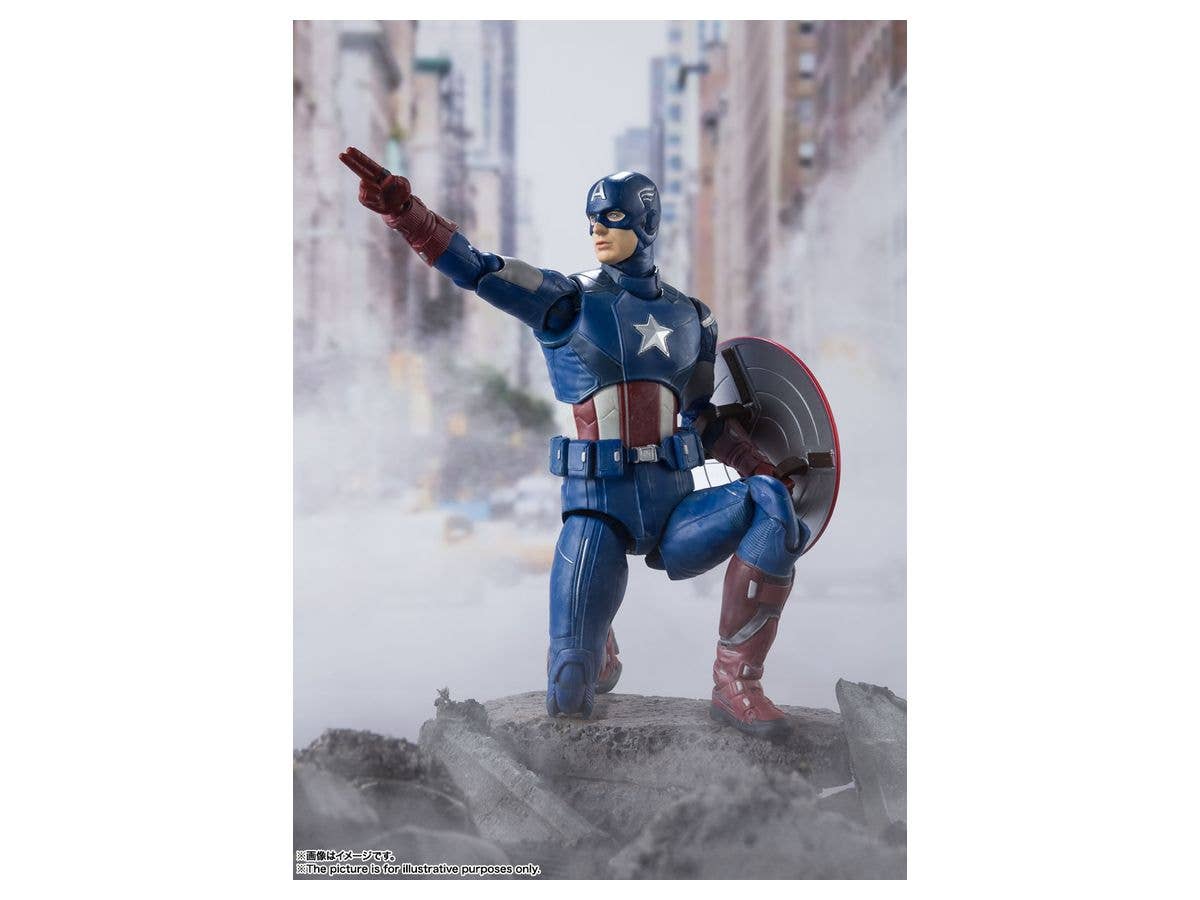 Marvel Avengers Assemble - Avengers - Captain America - S.H.Figuarts - 《AVENGERS ASSEMBLE》 EDITION(Bandai Spirits) | 4573102612847