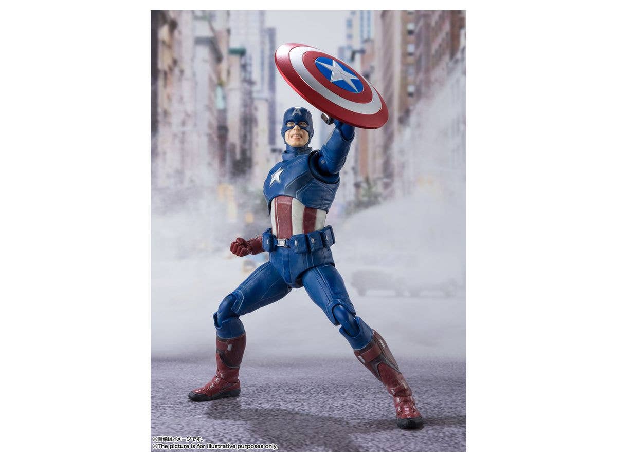 Marvel Avengers Assemble - Avengers - Captain America - S.H.Figuarts - 《AVENGERS ASSEMBLE》 EDITION(Bandai Spirits) | 4573102612847