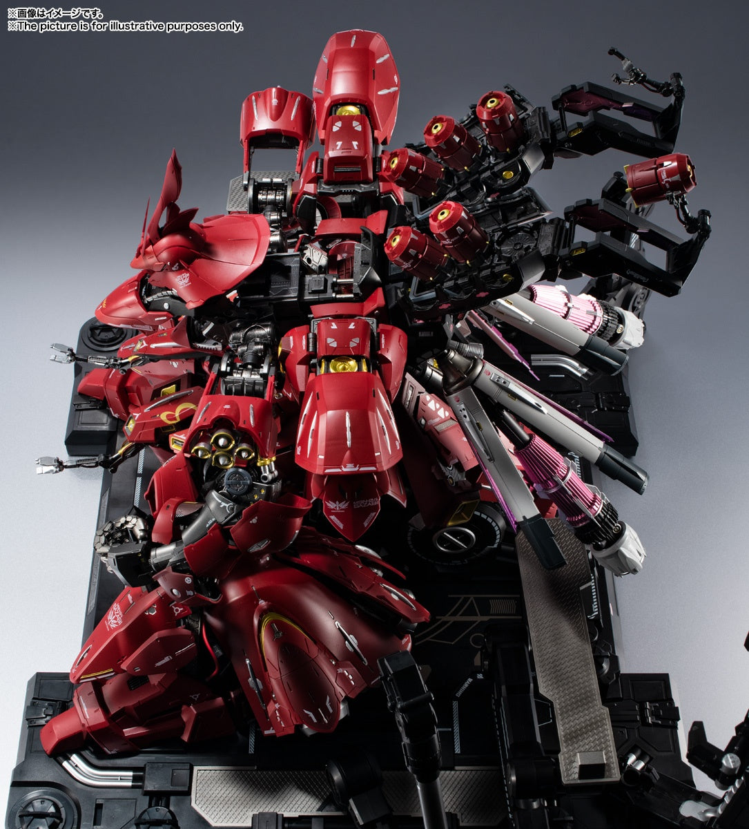 Mobile Suit Gundam: Char's Counterattack - MSN-04 Sazabi - Metal Structure Kaitai-Shou-Ki - 1/60(Bandai Spirits) | 4573102613615
