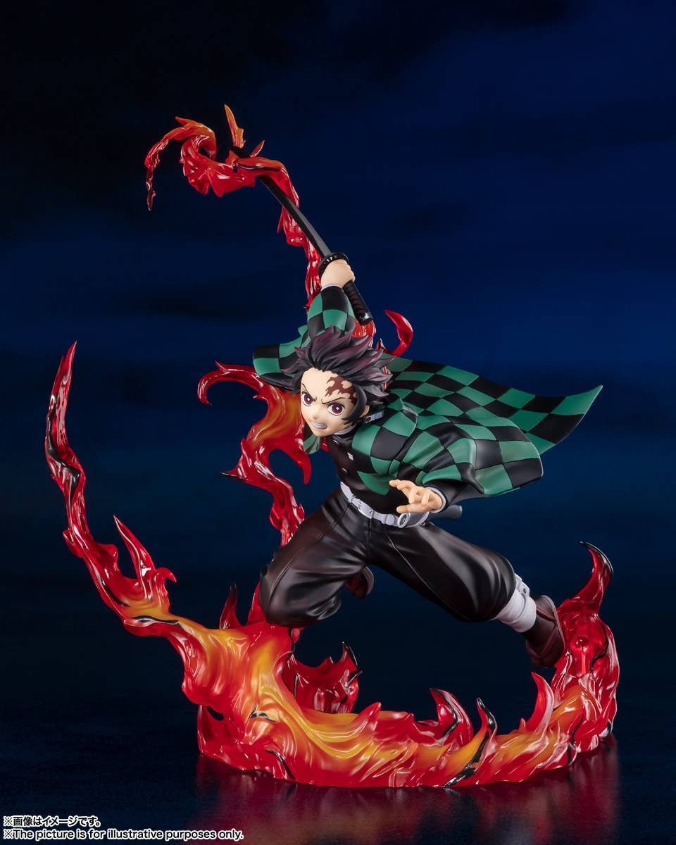 BANDAI Tamashii Tanjiro Kamado Total Concentration Breathing | 4573102615138