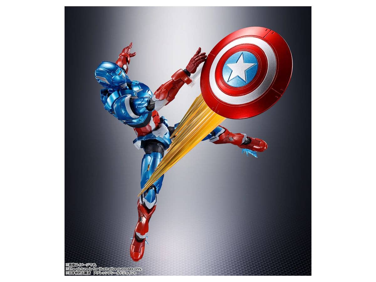 BANDAI Spirits Captain America (Tech-On Avengers) Tech-On Avengers, Bandai Spirits S.H.Figuarts | 4573102618948