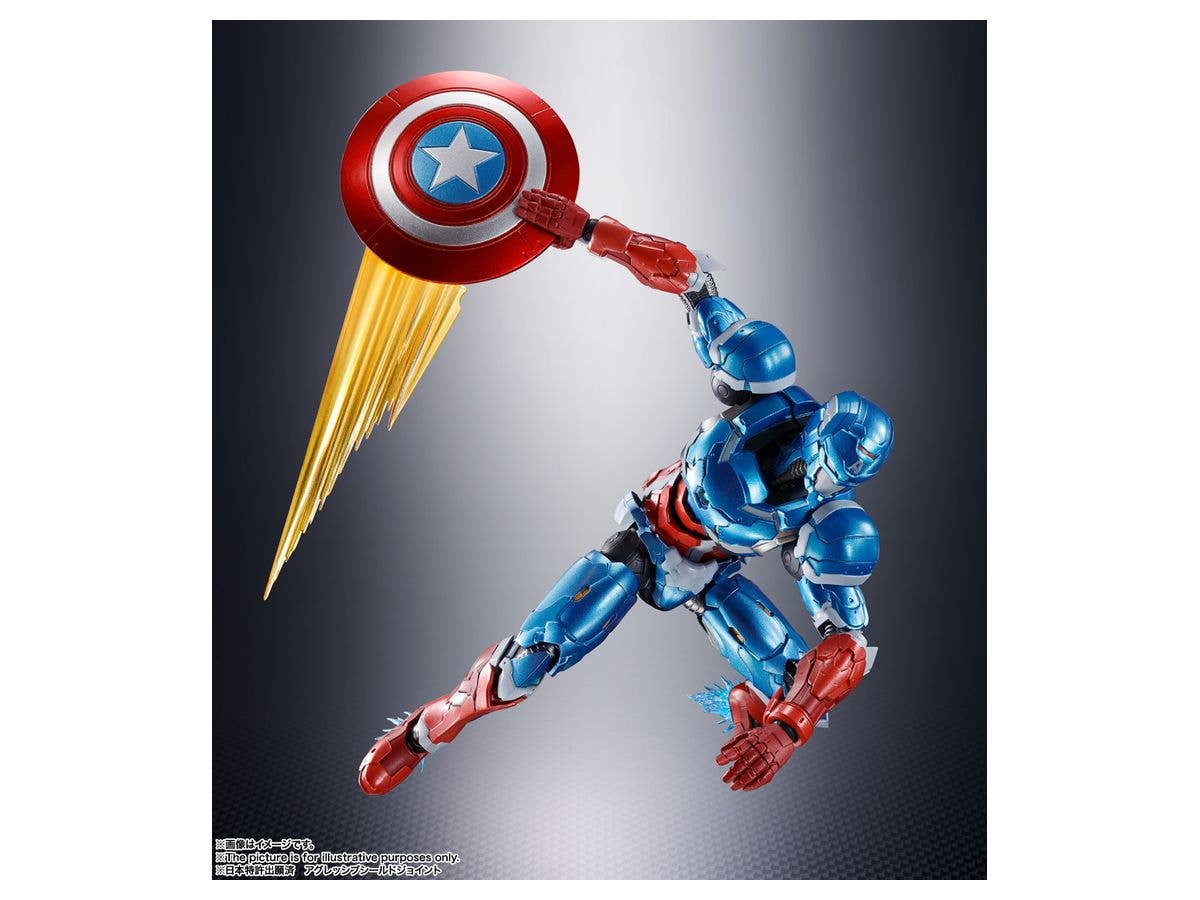 BANDAI Spirits Captain America (Tech-On Avengers) Tech-On Avengers, Bandai Spirits S.H.Figuarts | 4573102618948