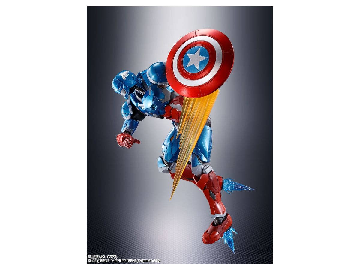 BANDAI Spirits Captain America (Tech-On Avengers) Tech-On Avengers, Bandai Spirits S.H.Figuarts | 4573102618948