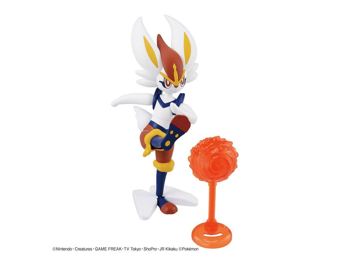 Bandai Pokemon Plamo Collection #50 Select Series Cinderace | 4573102621771