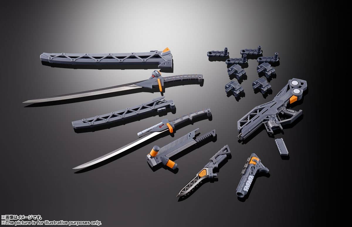 BANDAI Spirits WEAPON SET FOR EVANGELION Neon Genesis Evagelion, Bandai Spirits METALBUILD | 4573102630056