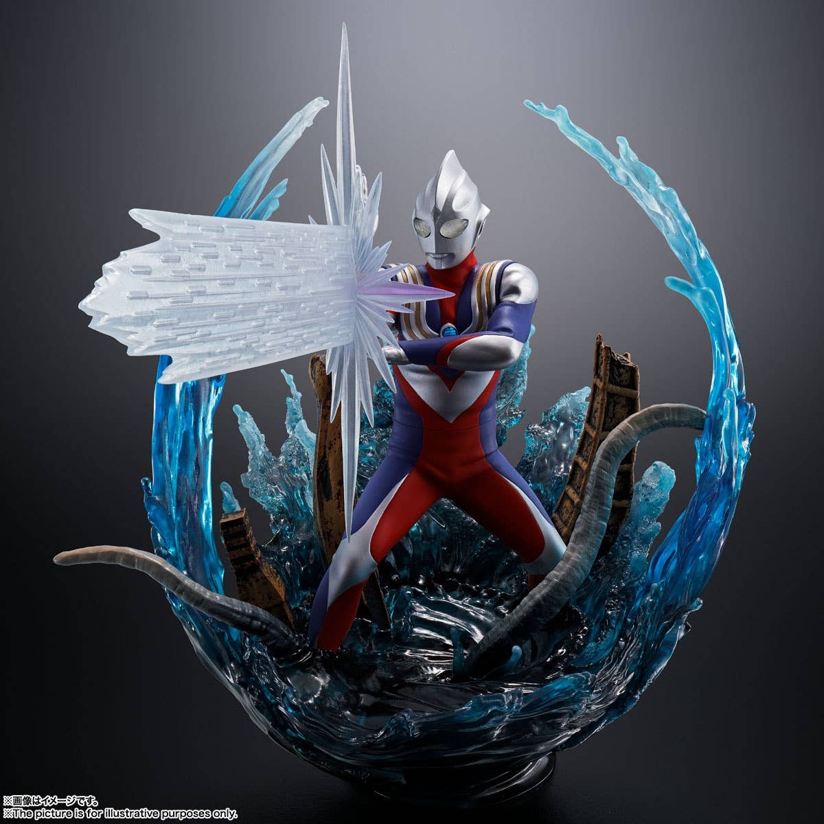 BANDAI Spirits Ultraman Tiga Multi Type Ultraman Tiga, Bandai Spirits FiguartsZero | 4573102632470