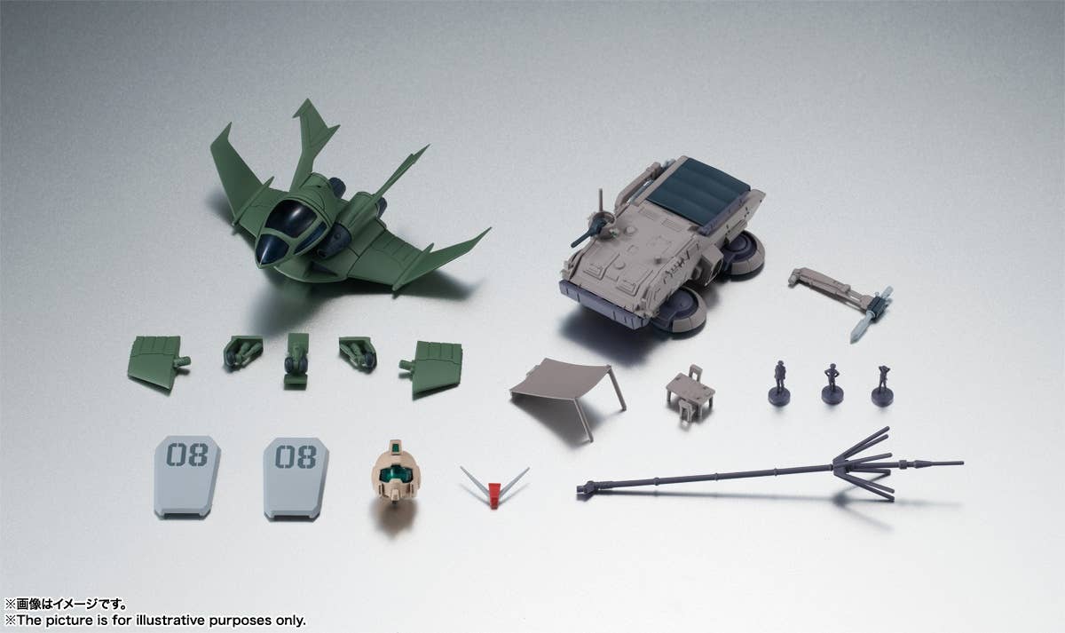 Mobile Suit Gundam: The 08th MS Team - Gundam MS08 - The 08th MS Team - Kiki Rosita - Michel Ninorich - Shirou Amada - Robot Spirits (R-296), Robot Spirits <Side MS>, Robot Spirits ver. A.N.I.M.E.(Bandai Spirits) | 4573102632968