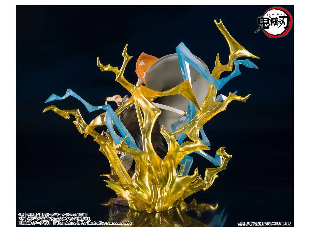 BANDAI Spirits Zenitsu Agatsuma Thunderclap and Flash Demon Slayer: Kimestu no Yaiba, Bandai Spirits FiguartsZERO | 4573102637345