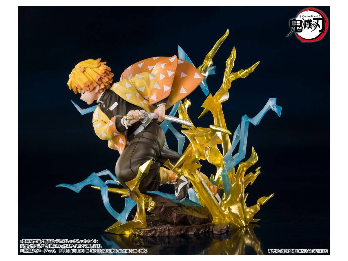 BANDAI Spirits Zenitsu Agatsuma Thunderclap and Flash Demon Slayer: Kimestu no Yaiba, Bandai Spirits FiguartsZERO | 4573102637345