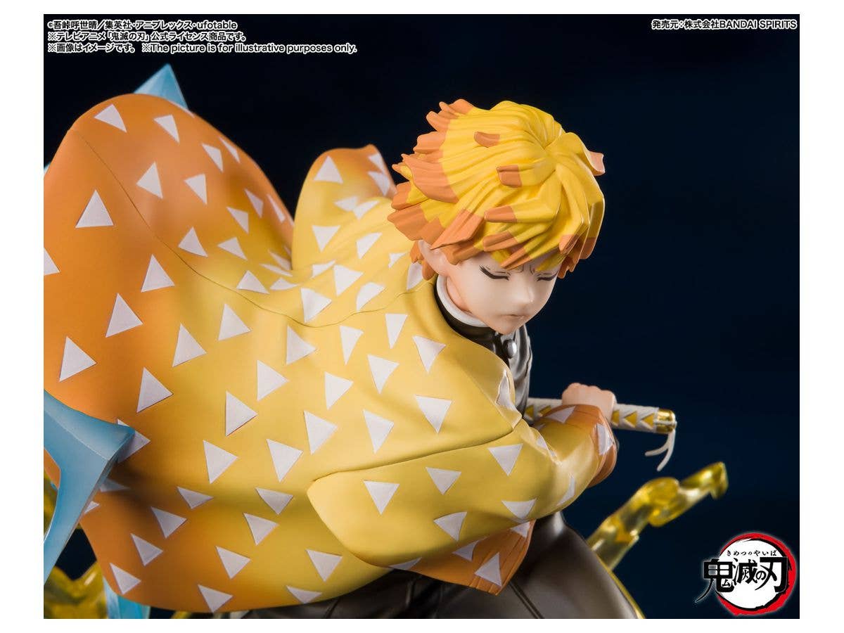 BANDAI Spirits Zenitsu Agatsuma Thunderclap and Flash Demon Slayer: Kimestu no Yaiba, Bandai Spirits FiguartsZERO | 4573102637345